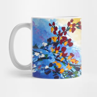 Blue, Yellow and Red Mug